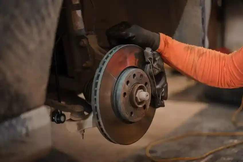 Front Axle Brake Disc and Pads Replacement